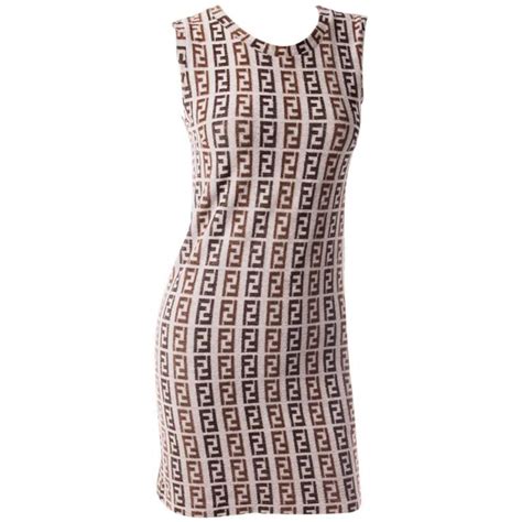 fendi monogram terry dress|Fendi shirt dresses.